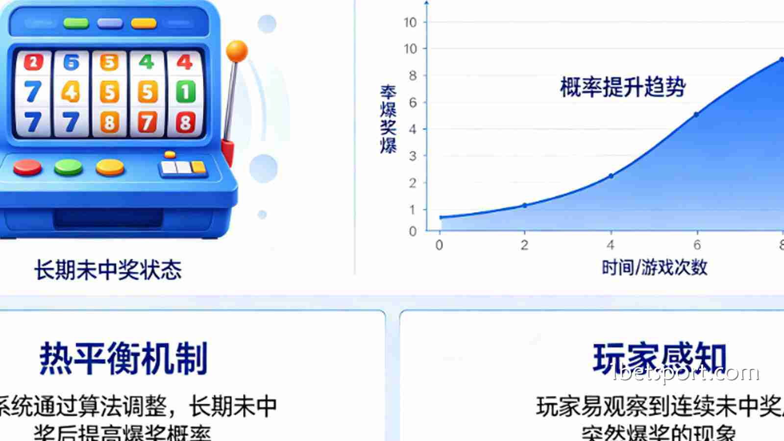 老虎机的“热平衡”：解析由于长期不中大奖导致的爆奖概率提升。